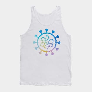 Cute Colourful Virus Tank Top